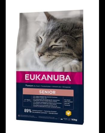 EUKANUBA Cat Senior All Breeds Top Condition Chicken &amp; Liver 10 kg