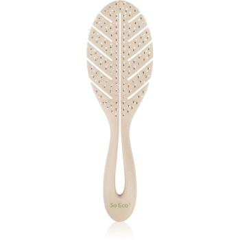 So Eco Biodegradable Detangling Leaf Brush perie compostabilă pe părul umed 1 buc