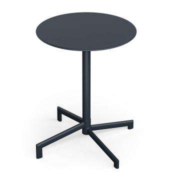 Blumfeldt Masă de bistro UrbanEdge | masă de bar | 60 cm | pliabilă | acoperită cu pulbere | rezistentă la intemperii