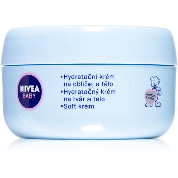 NIVEA BABY Soft cremă hidratantă pentru fata si corp 200 ml