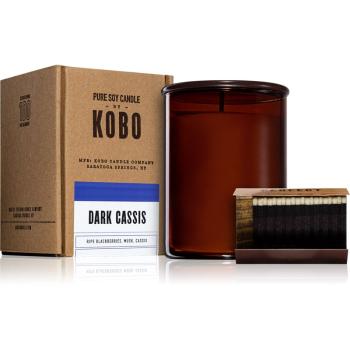 KOBO Woodblock Dark Cassis lumânare parfumată 425 g