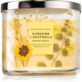Bath & Body Works Sunshine and Daffodils lumânare parfumată 411 g