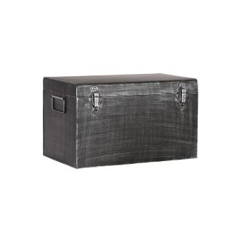 Cutie metalică pentru depozitare LABEL51, lungime 60 cm, negru