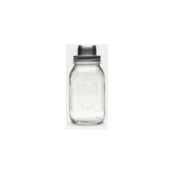 Shaker sticlă Men's Society Mason, 950 ml