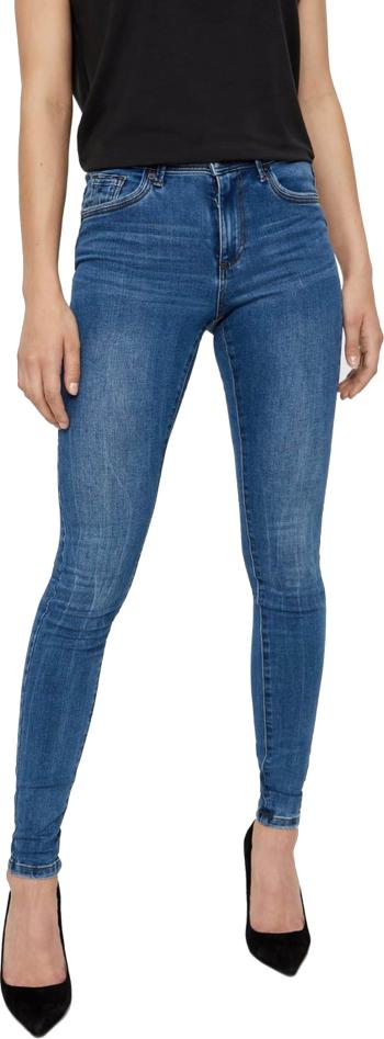 Vero Moda Blugi pentru femei - skinny VMTANYA 10222531 Mediu Blue Denim S/30