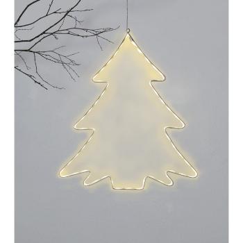 Decorațiune suspendată luminoasă cu LED Star Trading Lumiwall Tree, înălțime 50 cm