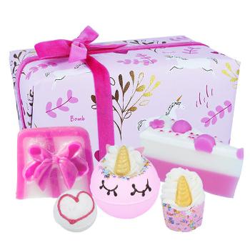 Bomb Cosmetics Set cadou pentru baie Unicorn Sparkle