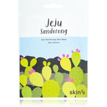 Skin79 Jeju Sandorong Jeju Cactus mască textilă nutritivă cu efect de hidratare 33 ml