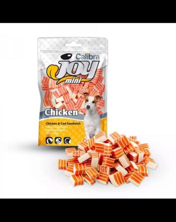 CALIBRA Dog Joy Mini Chicken&amp;Cod Sandwich 70 g sandvis pentru caini, din pui si cod