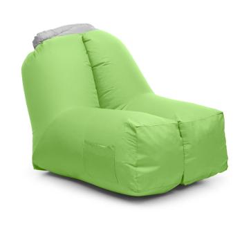 Blumfeldt Airchair, scaun gonflabil, 80x80x100cm, rucsac, lavabil, poliester, verde