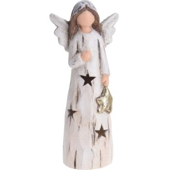 Înger LED de Crăciun Koopman Christmas guardian, 24 cm