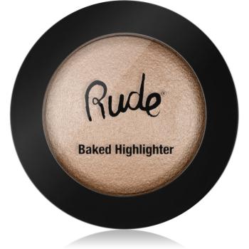 Rude Cosmetics Baked Highlighter Pudra compacta ce ofera luminozitate culoare Extravagant 7 g