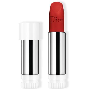 DIOR Rouge Dior The Refill ruj cu persistenta indelungata rezervă culoare 999 Matte 3,5 g
