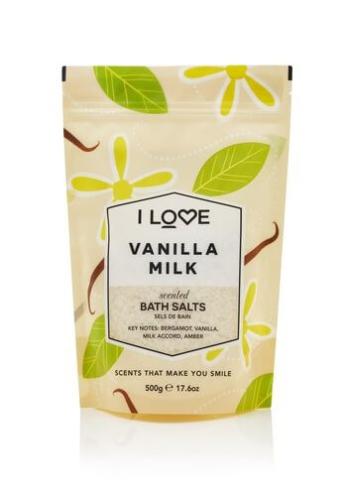 I Love Sare de baie Vanilla Milk (Bath Salts) 500 g