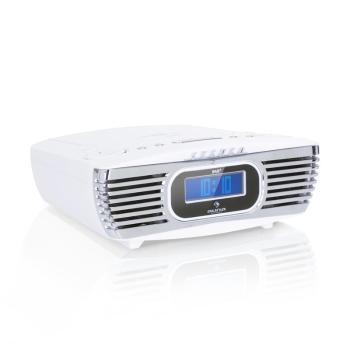Auna Dreamee DAB+, radio cu alarmă, CD player, DAB+/FM, CD-R/RW/MP3, AUX, retro, alb