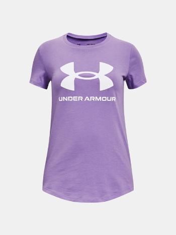 Under Armour UA Sportstyle Logo SS Tricou pentru copii Violet