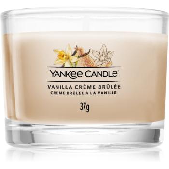 Yankee Candle Vanilla Creme Brulee lumânare votiv glass 37 g