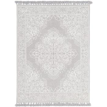 Covor țesut manual din bumbac Westwing Collection Salima, 160 x 230 cm, gri