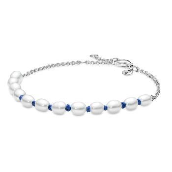 Pandora ElegantBrățară luxoasă din argint cu perle de apă dulce 591689C01 18 cm