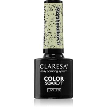 Claresa SoakOff UV/LED Color Marshmallow lac de unghii sub forma de gel culoare 8 5 g