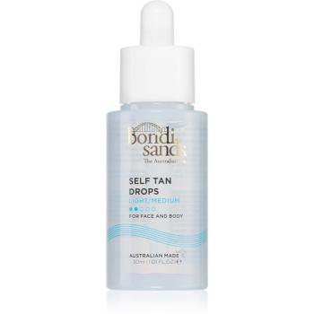 Bondi Sands Self Tan Drops picaturi pentru bronzare pentru fata si corp Light/Medium 30 ml