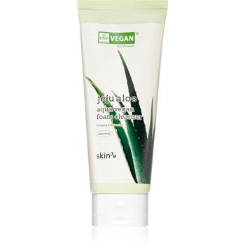 Skin79 Jeju Aloe Aqua Vegan Foam Cleanser demachiant spumant delicat cu aloe vera 150 ml