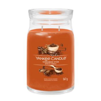 Yankee Candle Lumânare aromatică Signature sticlă mare Cinnamon Stick 567 g