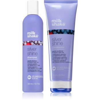 Milk Shake Silver Shine sampon si balsam (neutralizeaza tonurile de galben)