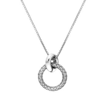 Hot Diamonds Colier modern de argint cu diamant Woven DP866 (lanț, pandantiv)