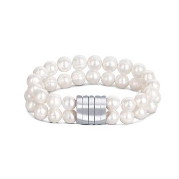 JwL Luxury Pearls Brățară dublă din perle albe adevarate JL0598