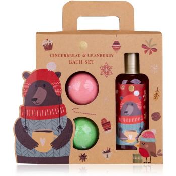 Accentra Hello Winter set cadou Gingerbread & Cranberry (pentru baie) pentru femei