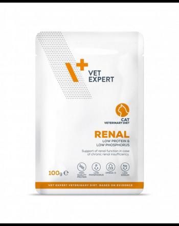 VET EXPERT Veterinary Diet Cat Renal plic 100g hrana umeda veterinara pentru pisici