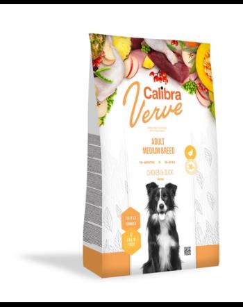 CALIBRA Dog Verve GF Adult Medium Chicken&amp;Duck Hrana uscata pentru caini adulti de talie medie, cu pui si rata 12 kg