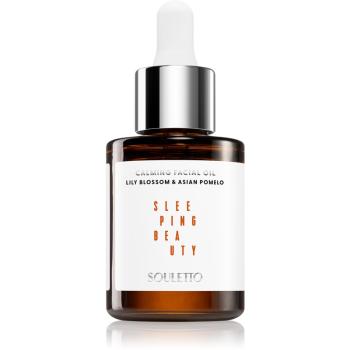 Souletto Lily Blossom & Asian Pomelo Calming Facial Oil ulei hranitor pentru piele pentru noapte 30 ml