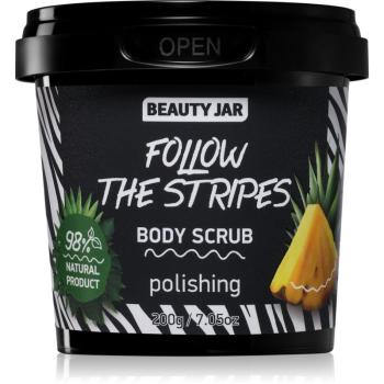 Beauty Jar Follow The Stripes exfoliant pentru corp cu ulei de cocos 200 g