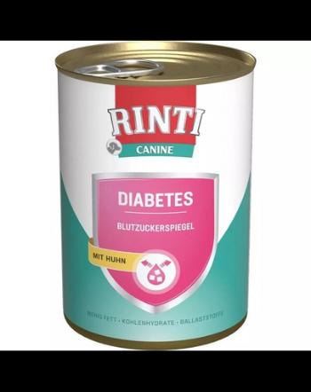 RINTI Canine Diabetes chicken 400 g hrana caini diabetici, cu pui