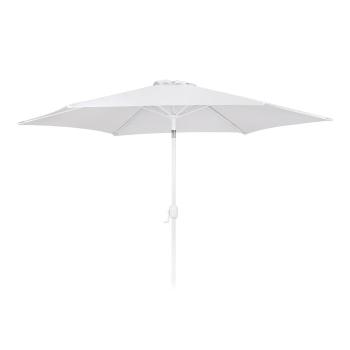 Umbrelă de soare albă ø 300 cm Alba – LDK Garden