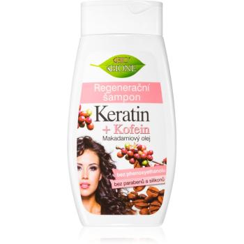 Bione Cosmetics Keratin + Kofein sampon pentru regenerare 400 ml