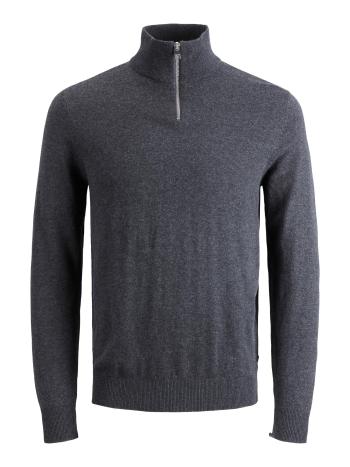 Jack&Jones Pulover pentru bărbați JJEEMIL Regular Fit 12189339 Dark Grey Melange XXL