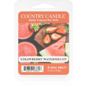 Country Candle Strawberry Watermelon ceară pentru aromatizator 64 g