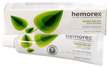 Hemorex Cremă naturală hemorrhoid în tub 28.3 g