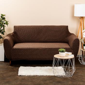 Husă multielastică 4Home Comfort Plus, pentru canapea, maro, 140 - 180 cm, 140 - 180 cm