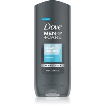 Dove Men+Care Clean Comfort gel de dus hidratant pentru față, corp și păr 250 ml