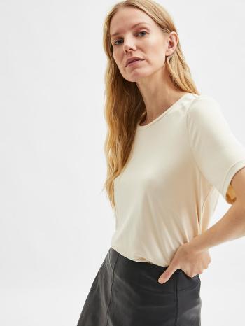 Selected Femme Stella Tricou Alb