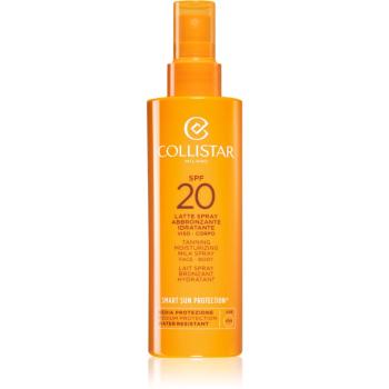 Collistar Smart Sun Protection Tanning Moisturizing Milk Spray SPF 20 spray-loțiune de protecție SPF 20 200 ml