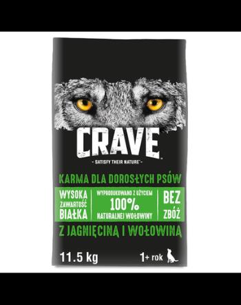 CRAVE Hrana uscata cu miel si carne de vita pentru cainii adulti 11,5 kg