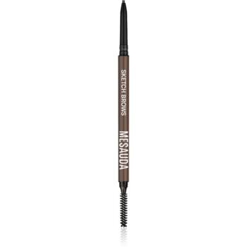 Mesauda Milano Sketch Brows creion pentru sprancene cu pensula culoare 103 Auburn 0,09 g