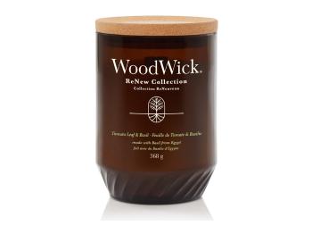 WoodWick Lumânare parfumată ReNew sticlă mare Tomato Leaf & Basil 368 g