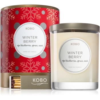 KOBO Holiday Winter Berry lumânare parfumată 312 g