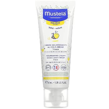 Mustela Cremă de față nutritivă pentru copii cu ceară de albine pentru piele uscată (Nourishing Face Cream with Cold Cream) 40 ml
